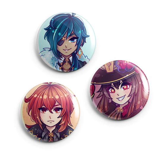 Genshin Portrait Pin