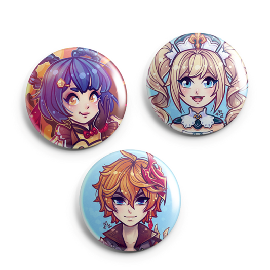 Genshin Portrait Pin