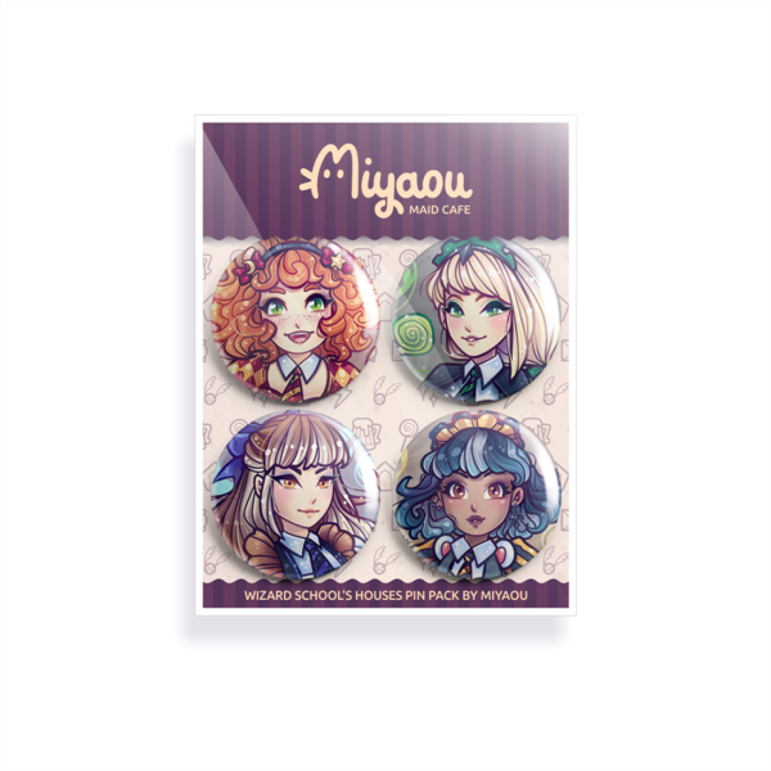 Wizarding School Maid Pin