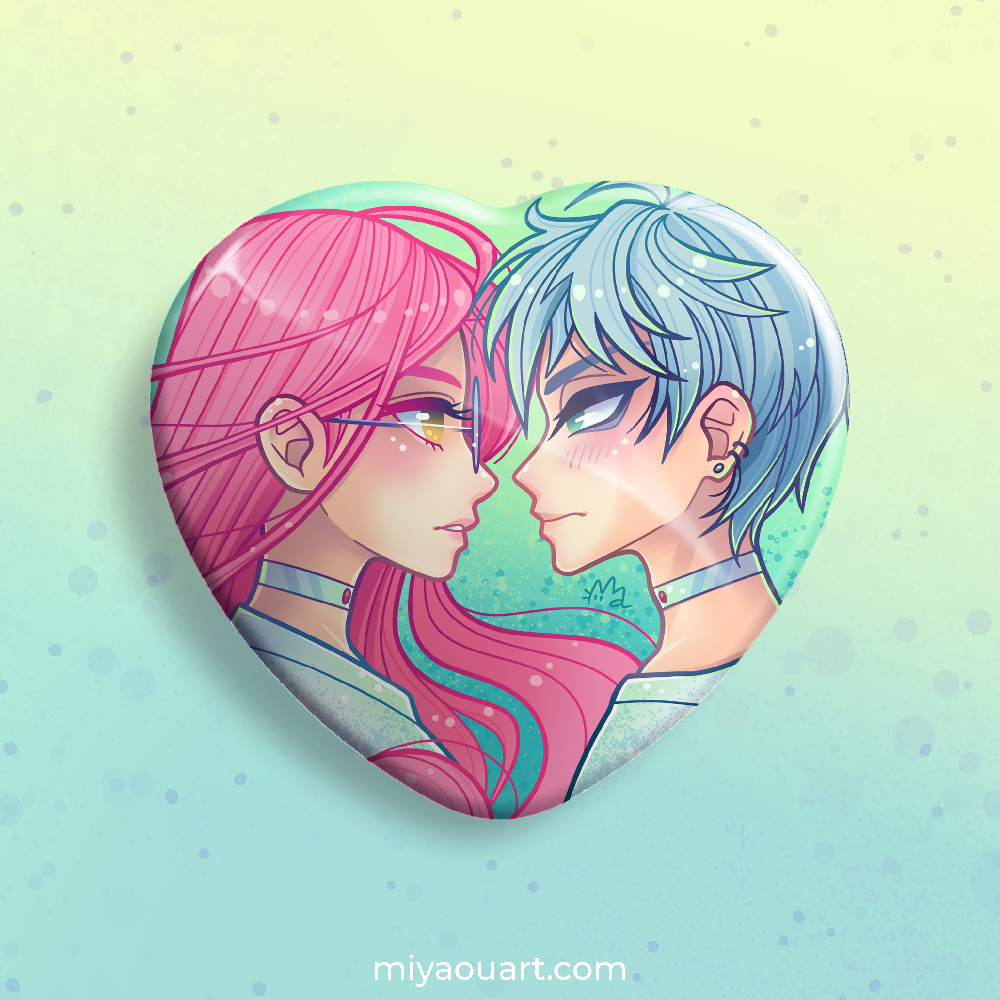 Mizi & Till Ship Heart Pin
