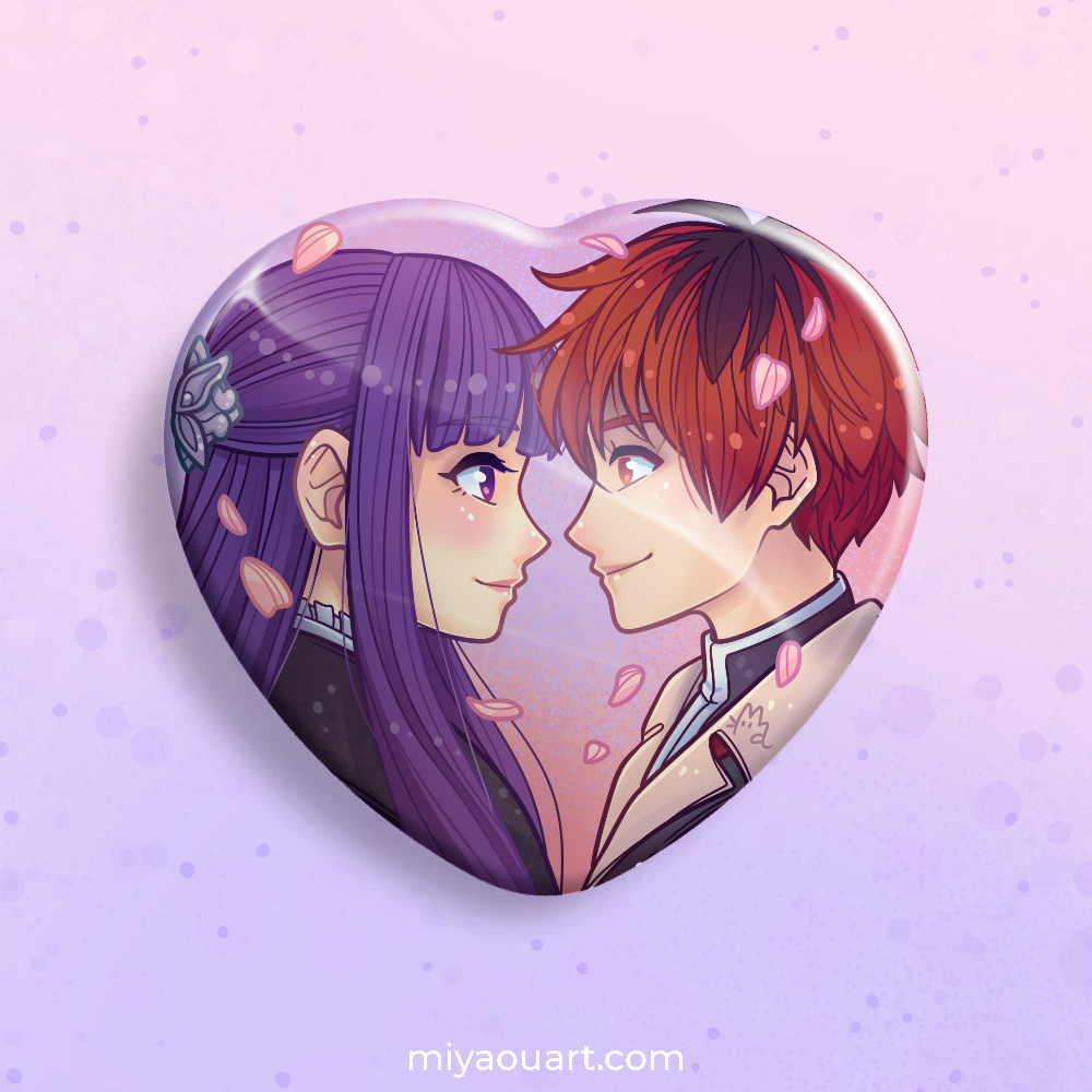 Fern & Stark Heart Pin