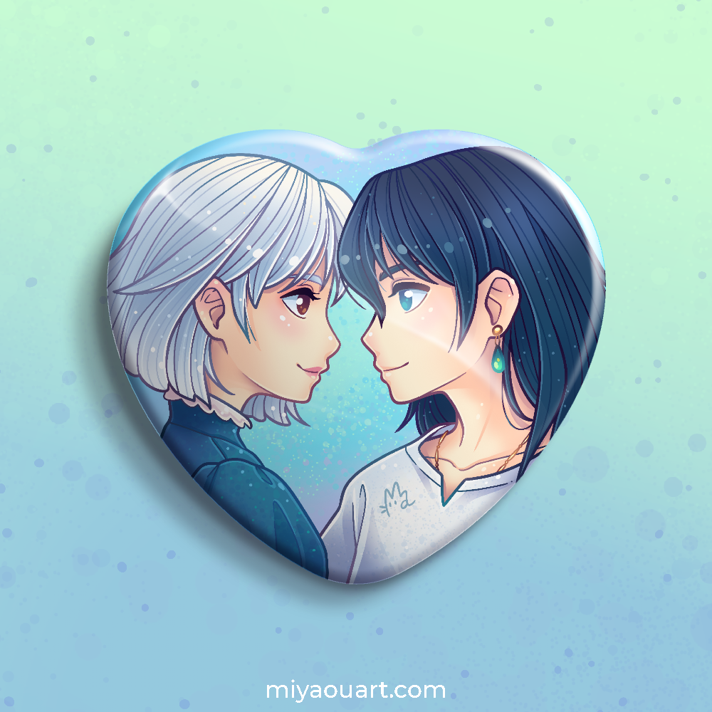 Sophie & Howl Ship Heart Pin