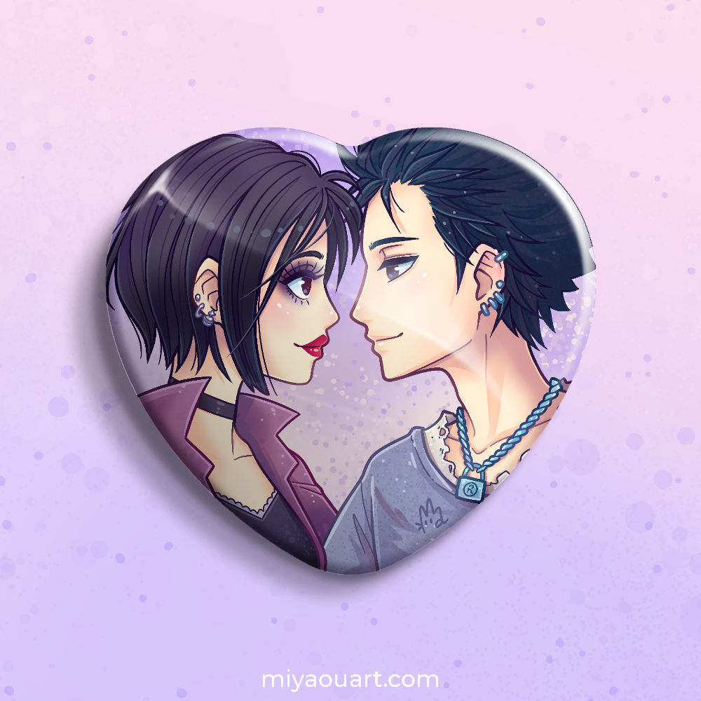 Nana & Ren Ship Heart Pin