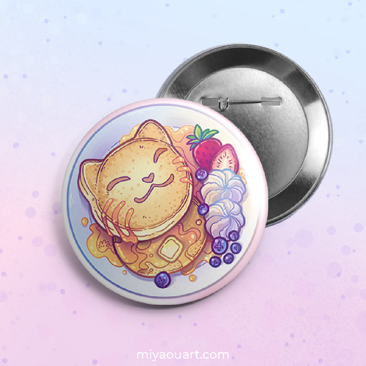 PanCat: Kitty Pancake Buttons