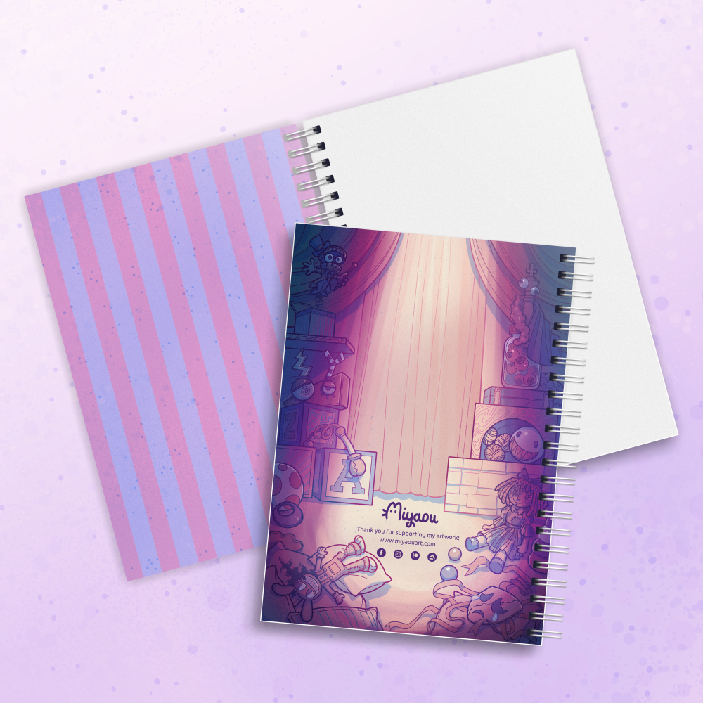 Pomni Marionette Spiral Notebook