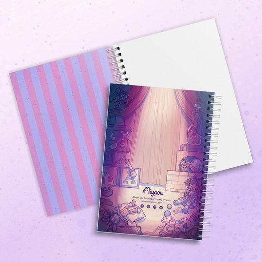 Pomni Marionette Spiral Notebook