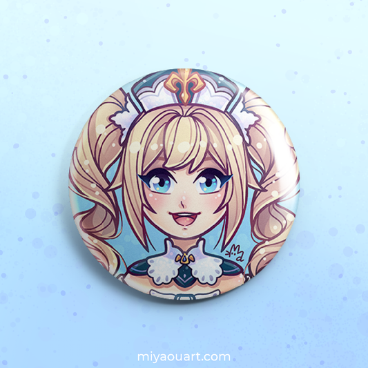 Genshin Portrait Pinback Buttons