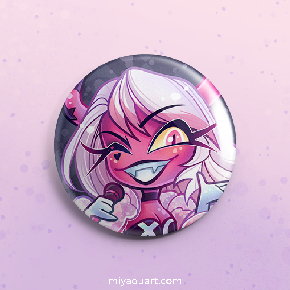 Helluva Chibi Pinback Buttons
