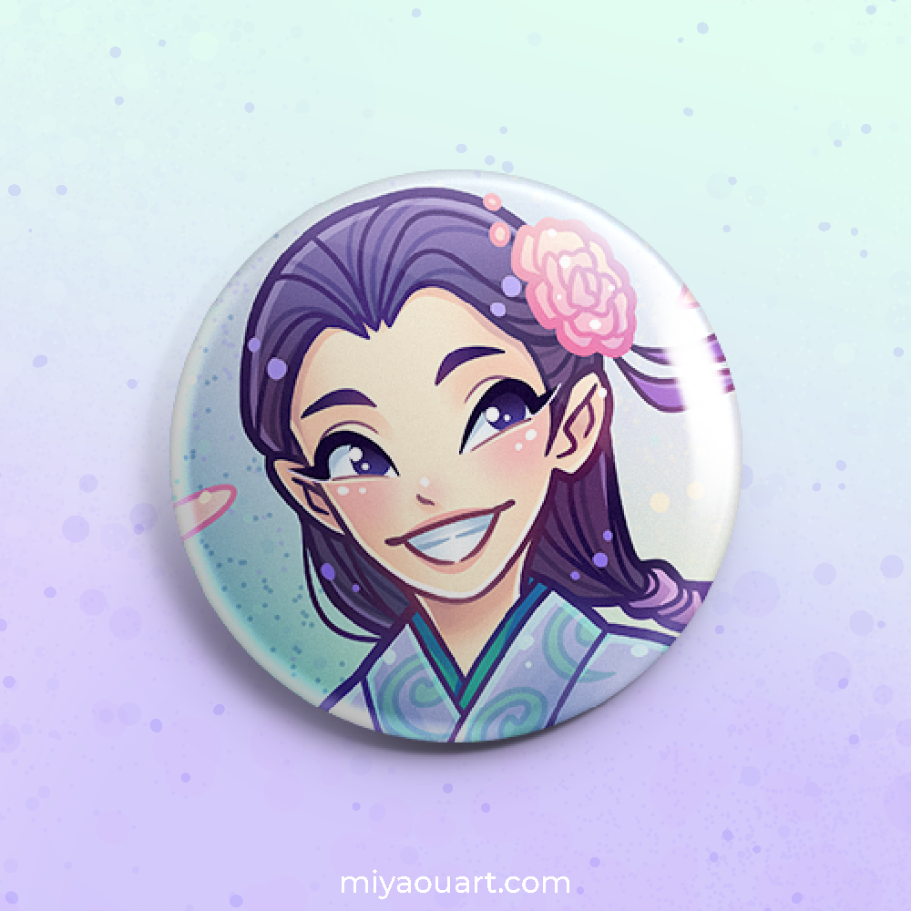 Matsuri W.I.T.C.H. Pinback Buttons