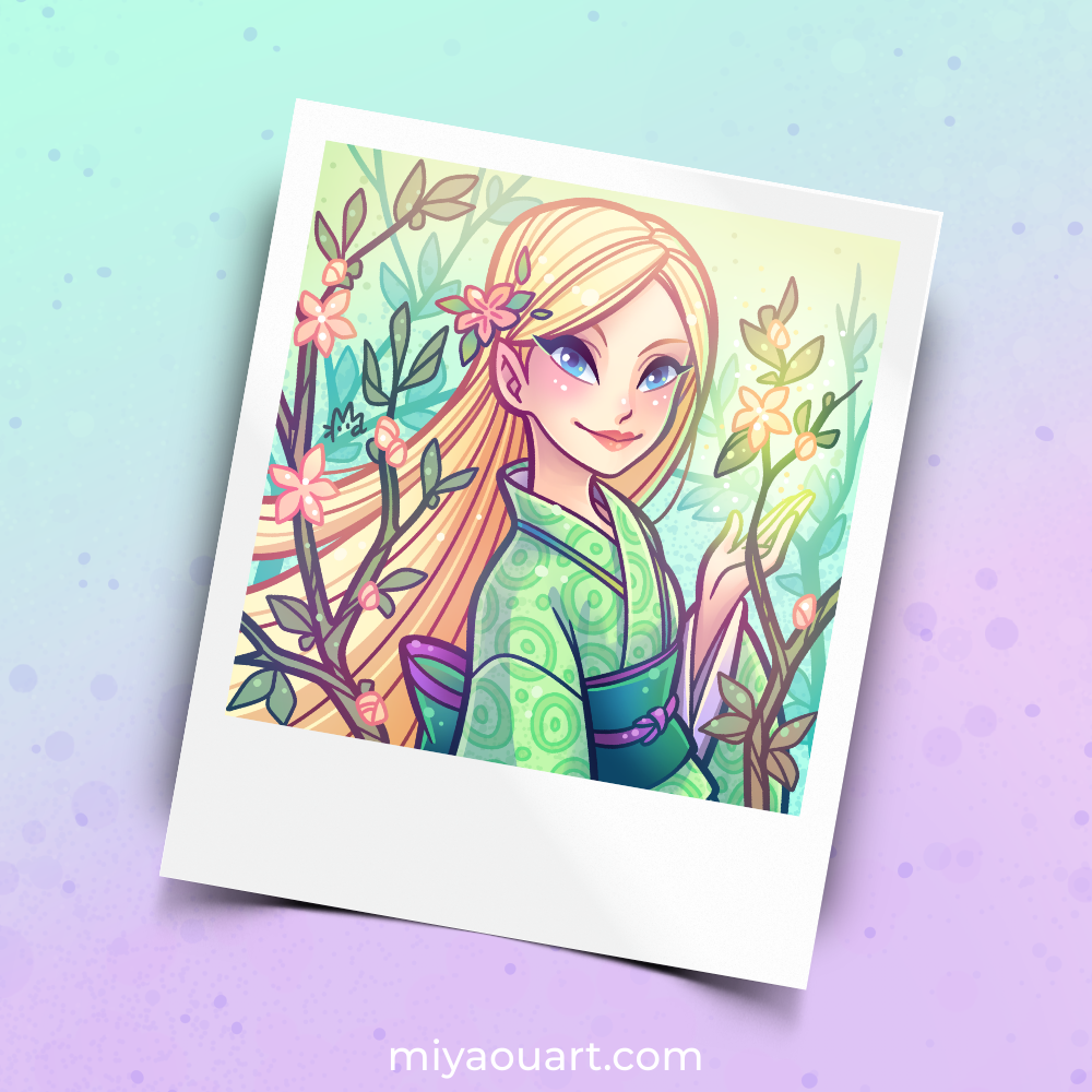 W.I.T.C.H. Matsuri Polaroid