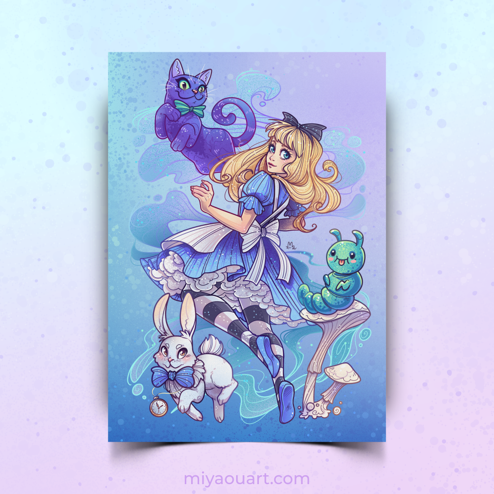 Alice in Wonderland Print