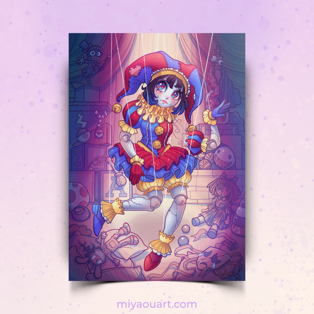 Pomni Marionette Print