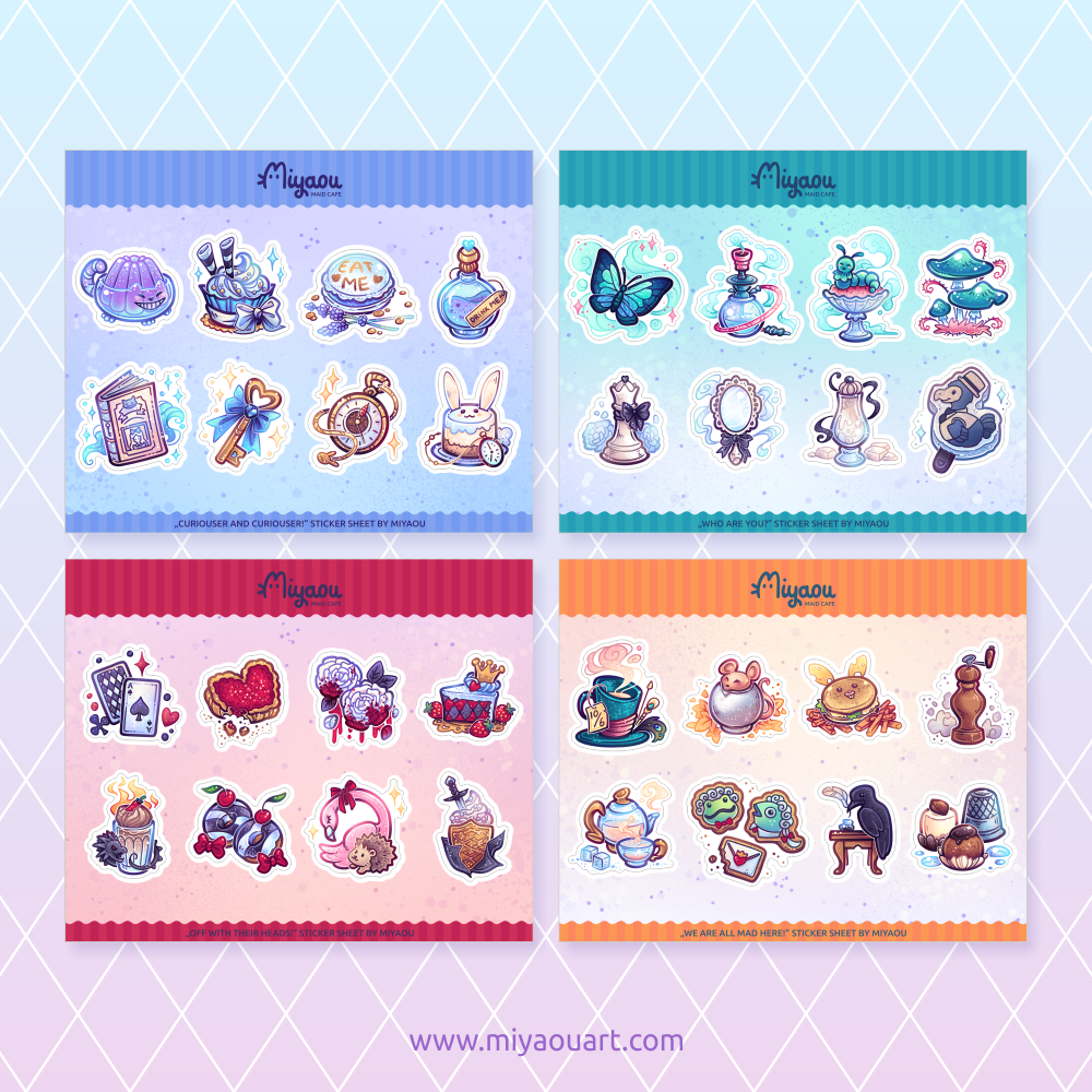 Wonderland Stickersheets