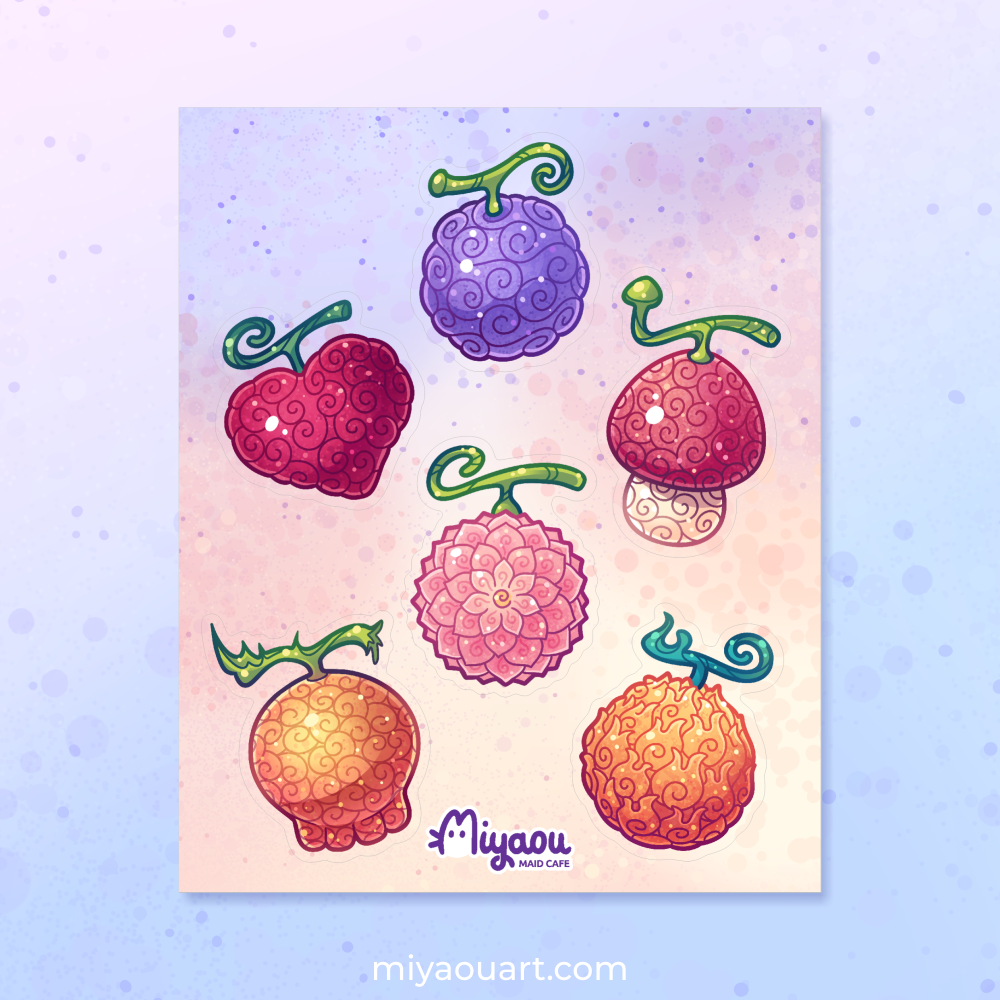 Devilfruits Stickersheet