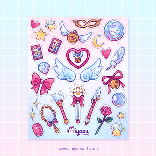 Magical Miyaou Stickersheet