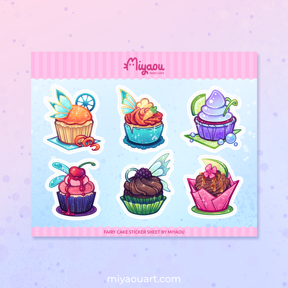 Winx Fairycake Stickersheet