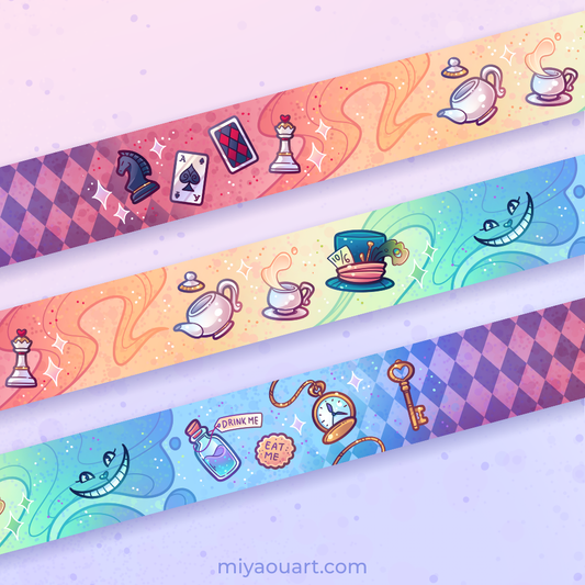 Alice in Wonderland Washi Tape
