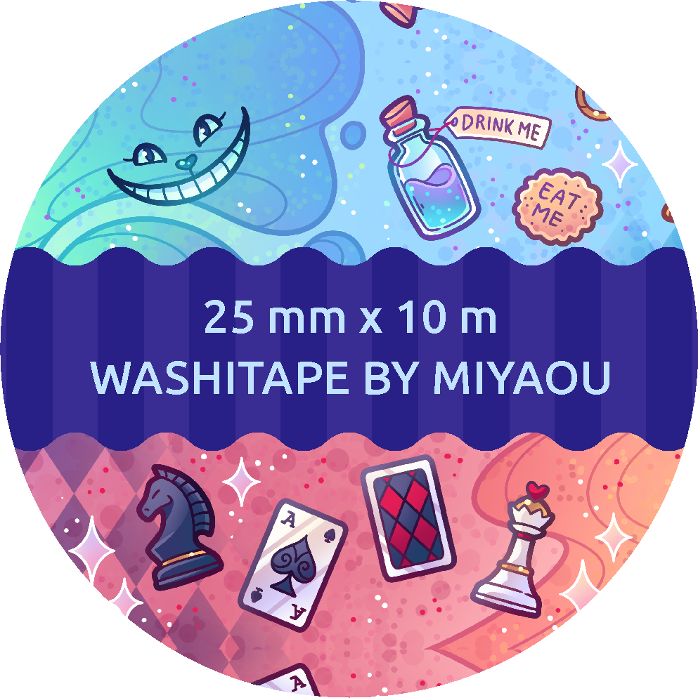 Alice in Wonderland Washi Tape