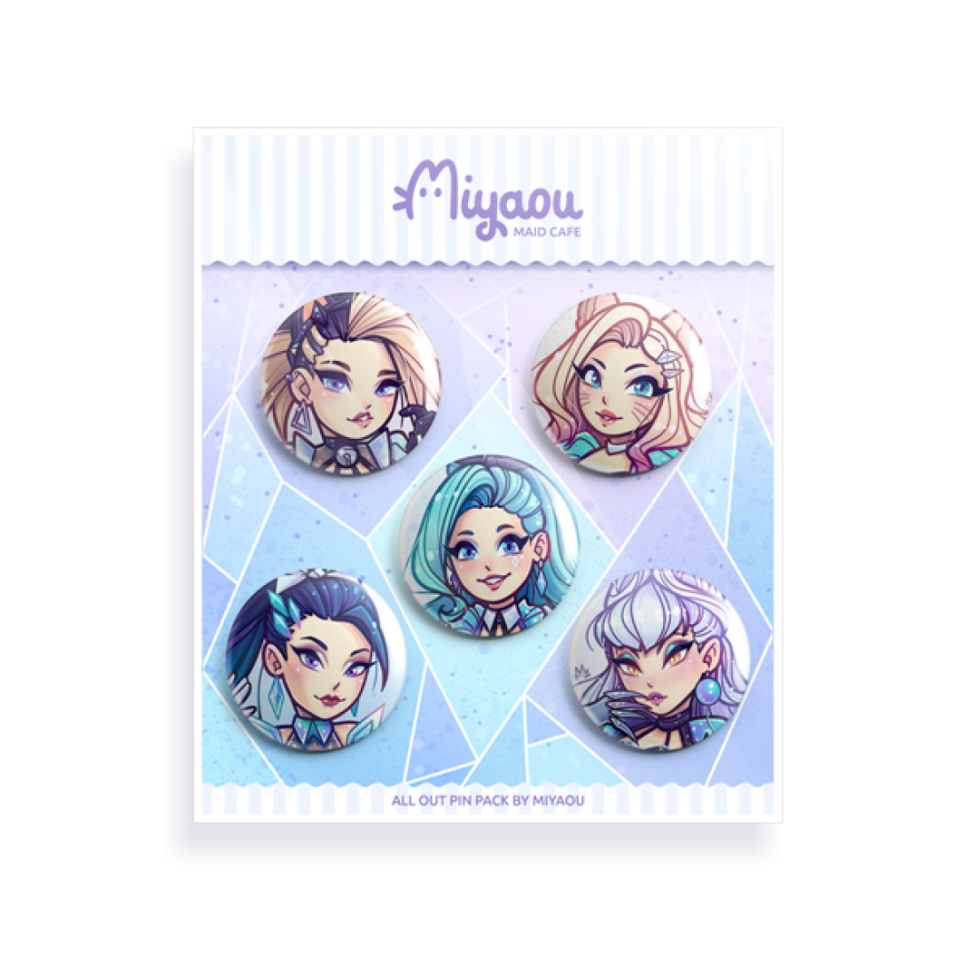 KDA All Out Pin Pack