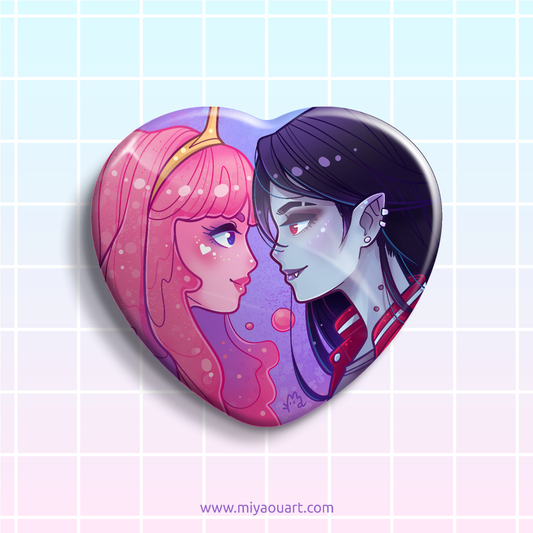 Bubbline Ship Heart Pin