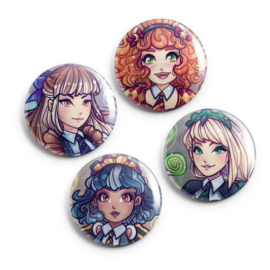Wizarding School Maid Pin