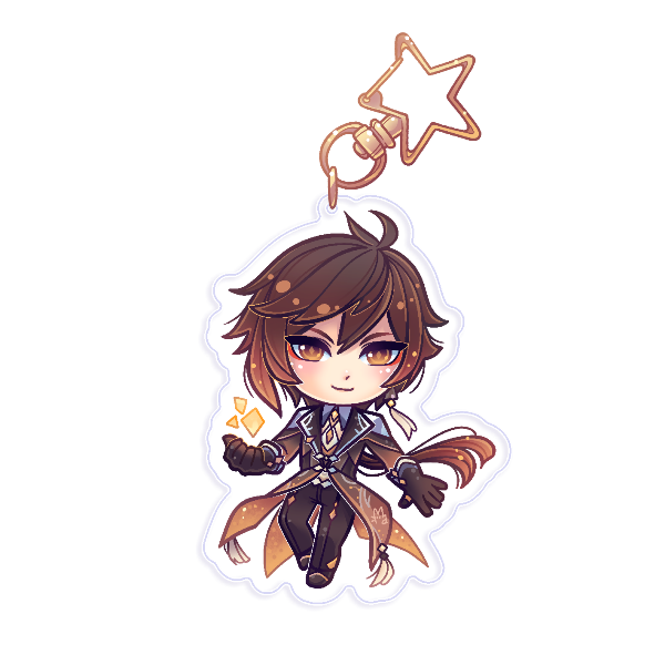 Zhongli Chibi Charm