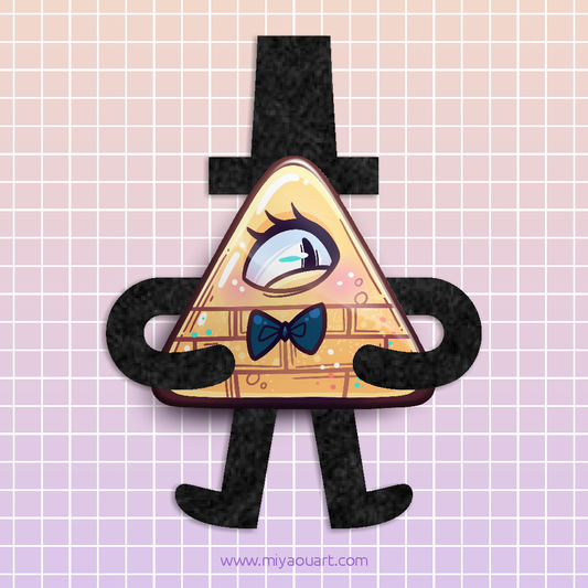 Bill Cipher Pinback Button