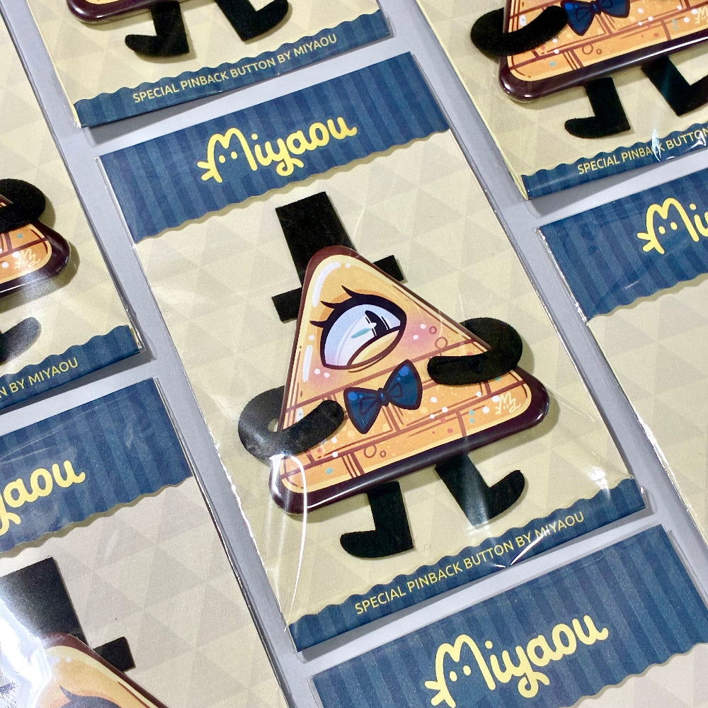Bill Cipher Pinback Button