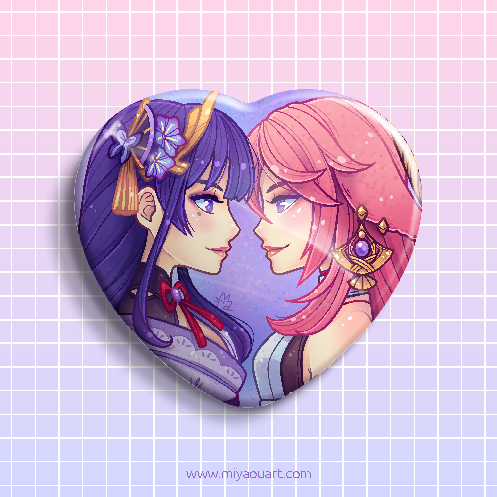 EiMiko Ship Heart Pin