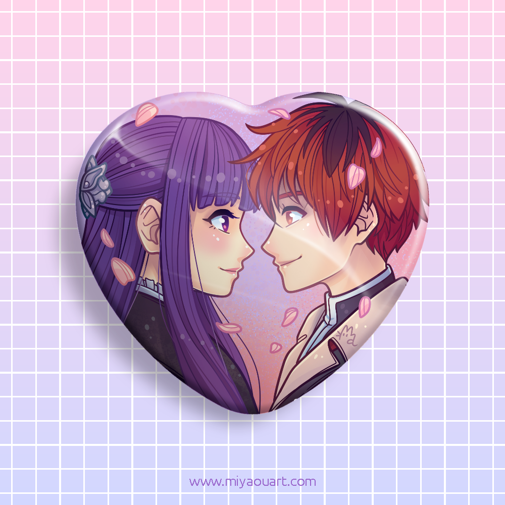 Fern & Stark Heart Pin