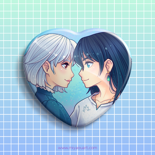 Sophie & Howl Ship Heart Pin