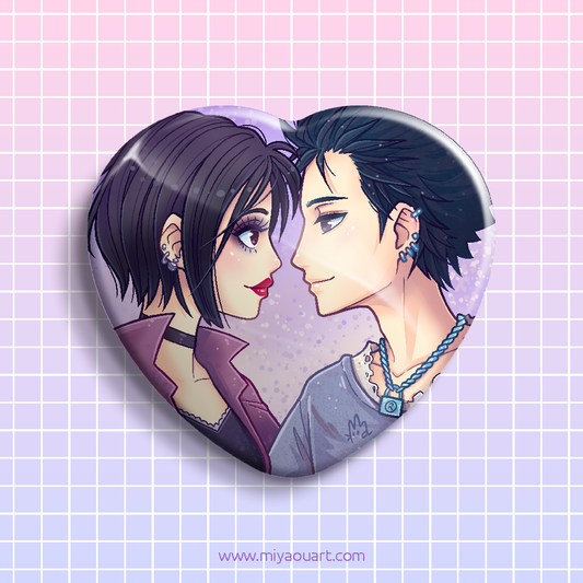 Nana & Ren Ship Heart Pin