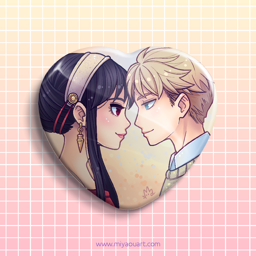 Yor & Loid Ship Heart Pin