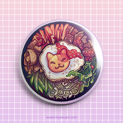 BibimCat: Kitty Bibimbap Buttons