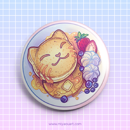 PanCat: Kitty Pancake Buttons