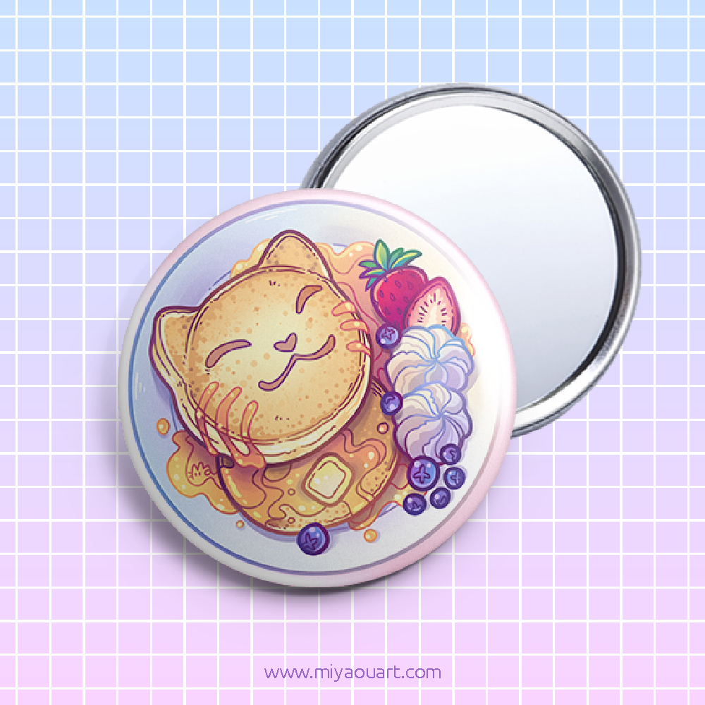 PanCat: Kitty Pancake Buttons