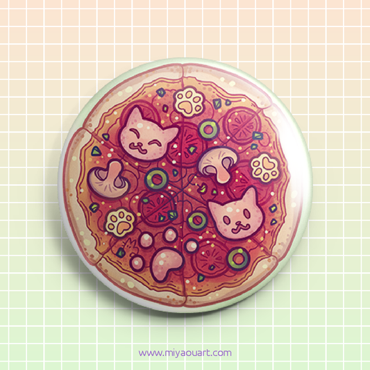 Pawza: Kitty Pizza Buttons