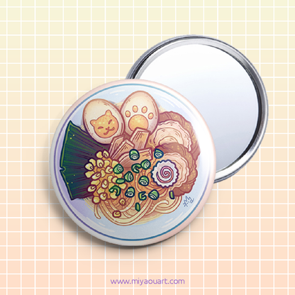 Rameow: Kitty Ramen Buttons