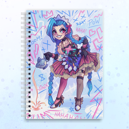 Jinx Maid Spiral Notebook
