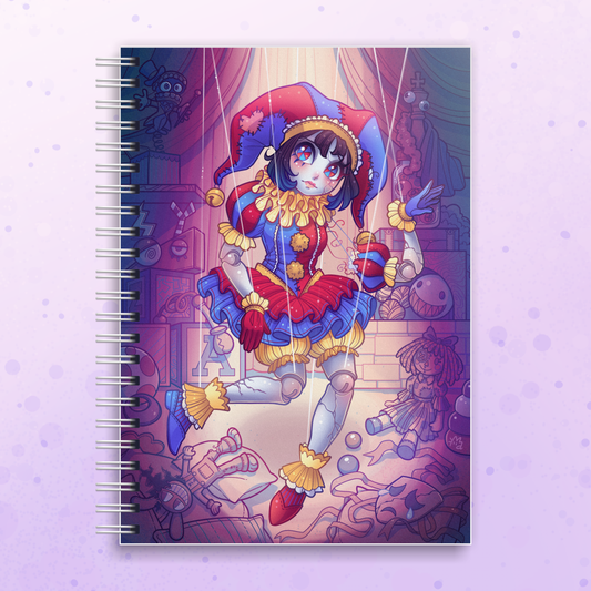 Pomni Marionette Spiral Notebook