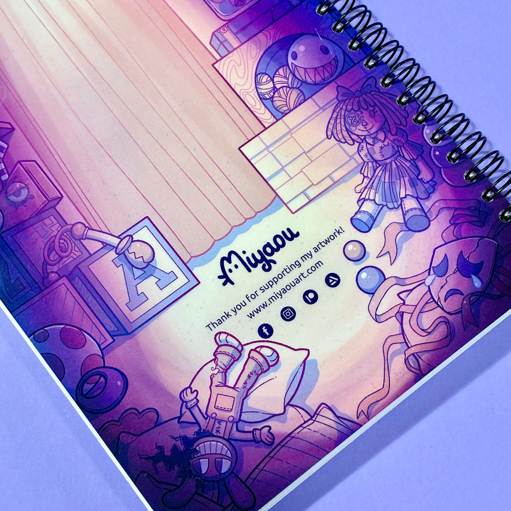 Pomni Marionette Spiral Notebook