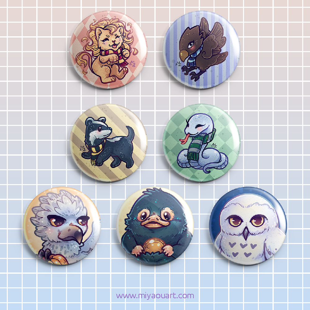 Magical School Pinback Button