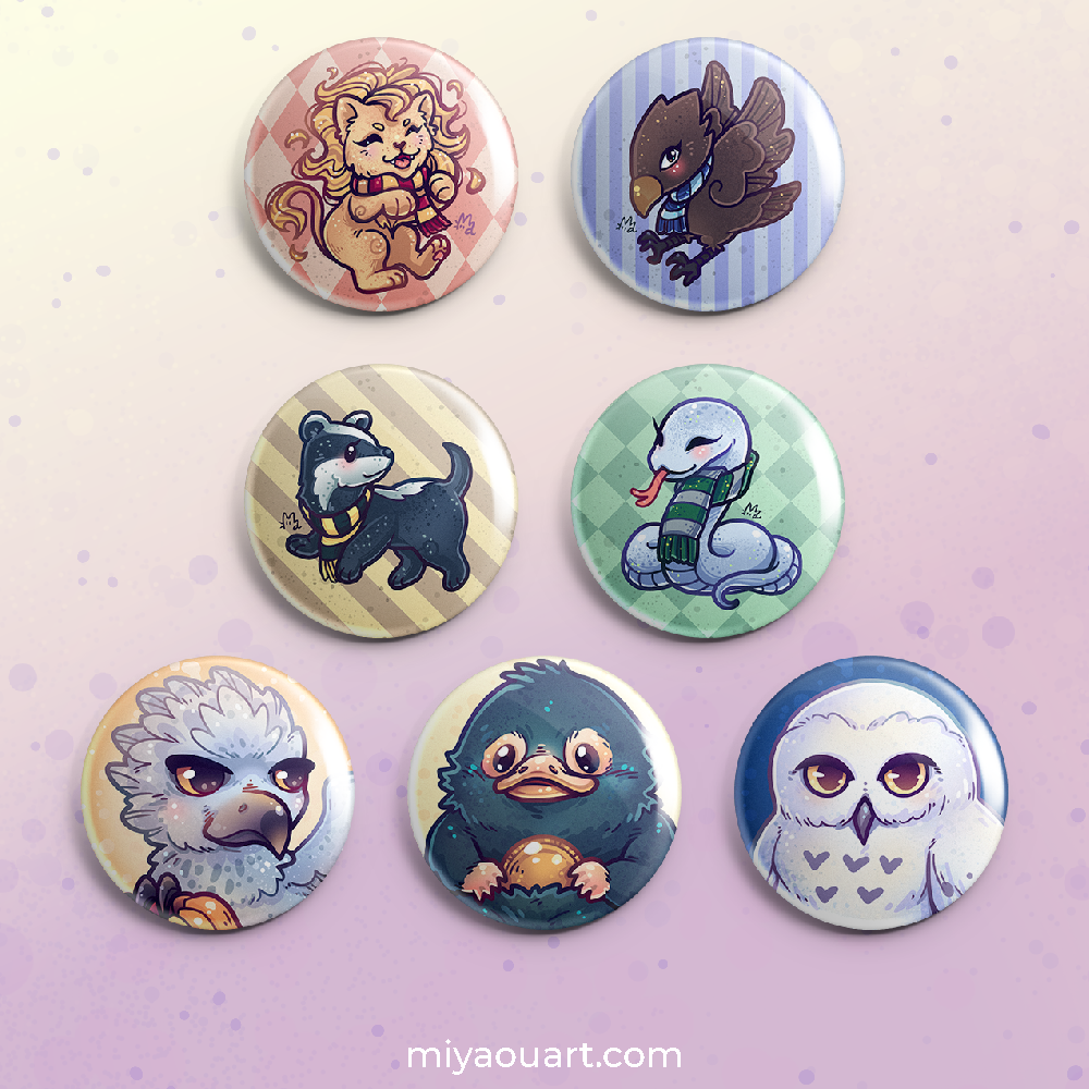 Magical School Pinback Button