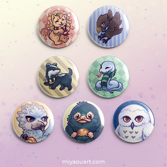 Magical School Pinback Button