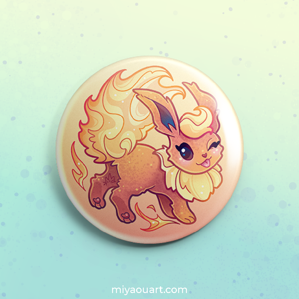 Eeveelution Pinback Buttons