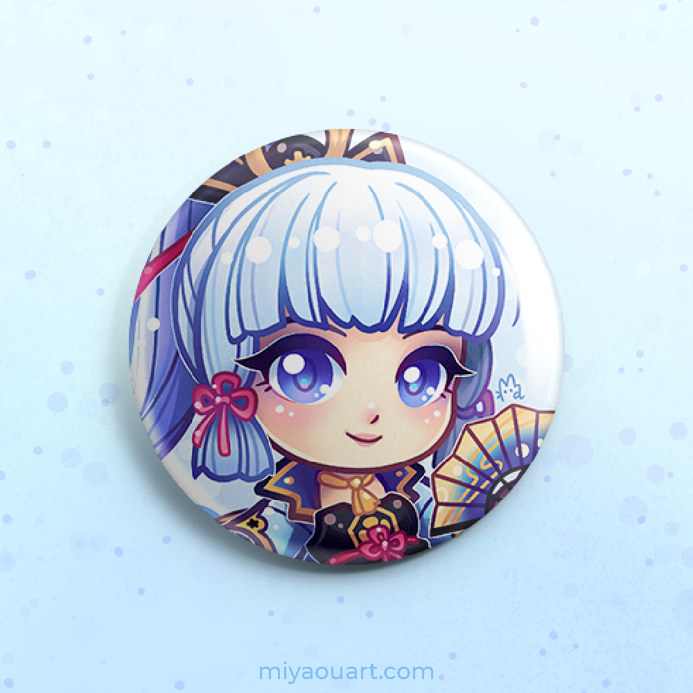 Genshin Chibi Pinback Buttons