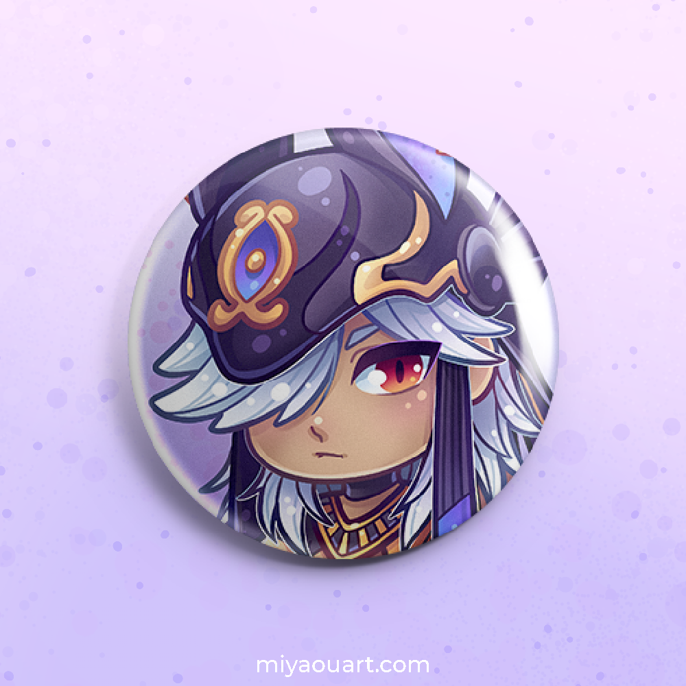 Genshin Chibi Pinback Buttons