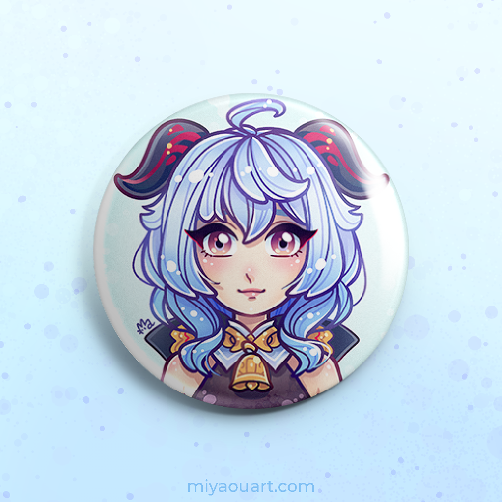 Genshin Portrait Pinback Buttons