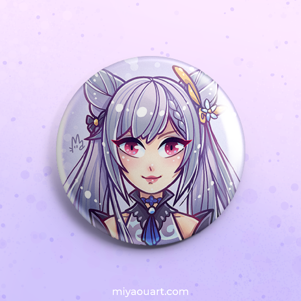 Genshin Portrait Pinback Buttons