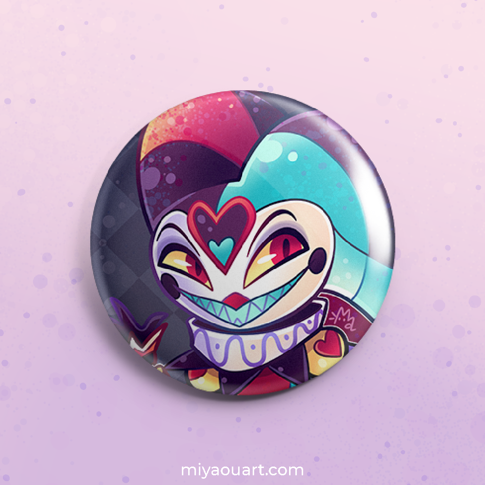 Helluva Chibi Pinback Buttons